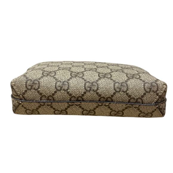 NEW Gucci Messenger GG Supreme Monogram Crossbody Clutch Wristlet Bag - Picture 10 of 14